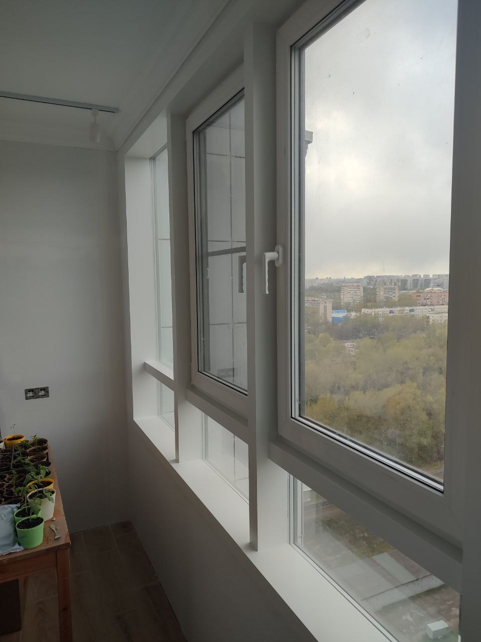 Замена фасадного остекления